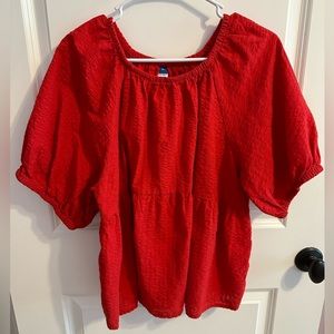 Old Navy Red XL Blouse
